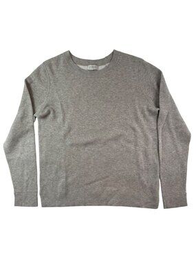 Kinross Cashmere Light Gray Crewneck Sweater Women's Sz S MSRP$370 NWOT